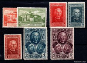 Timbres: España nº 559/65. Año 1930